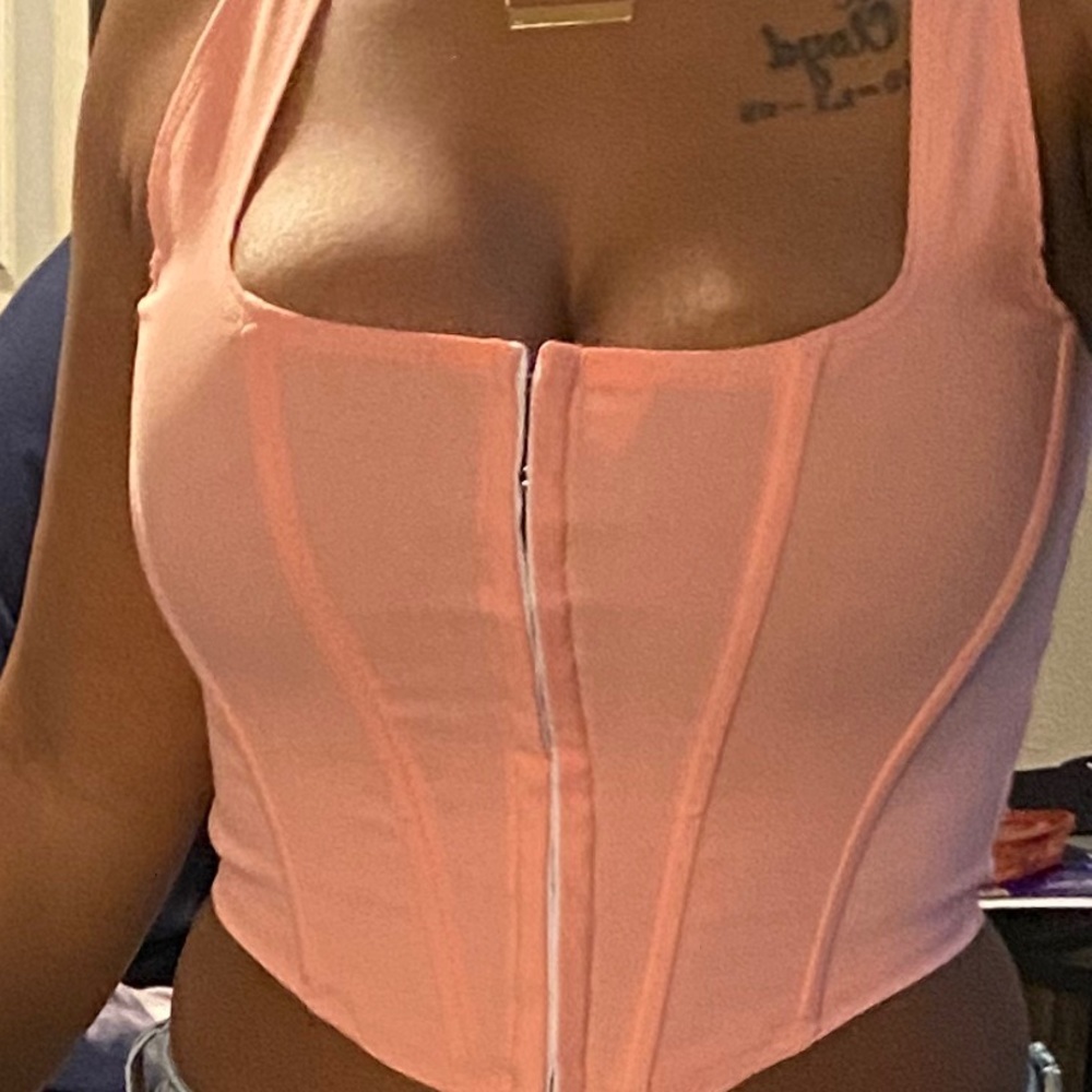 Babe Sleeveless Corset Top